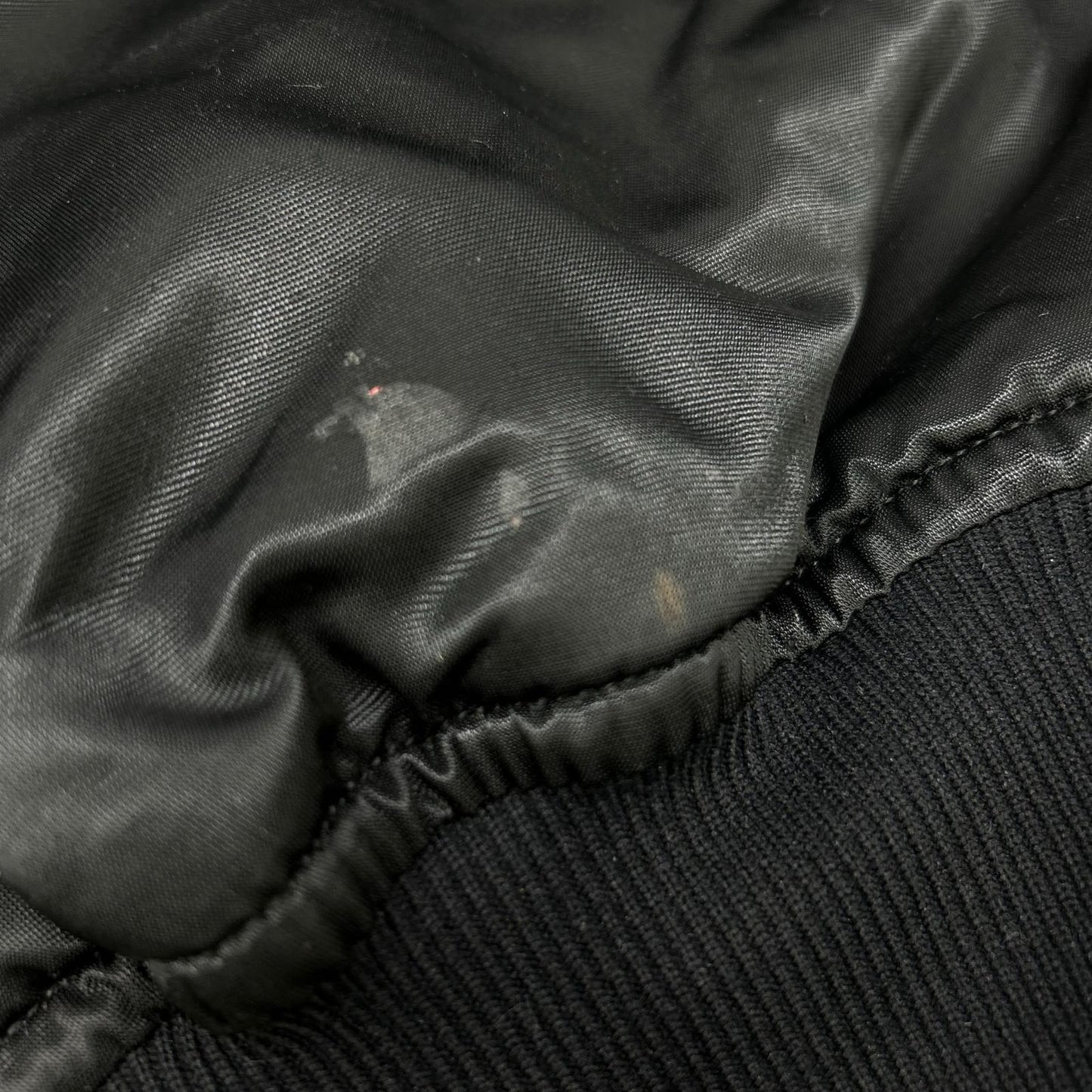 GAME Sportswear 90's Black Vietnam Veterans Nylon Stadium Jacket XL Men's