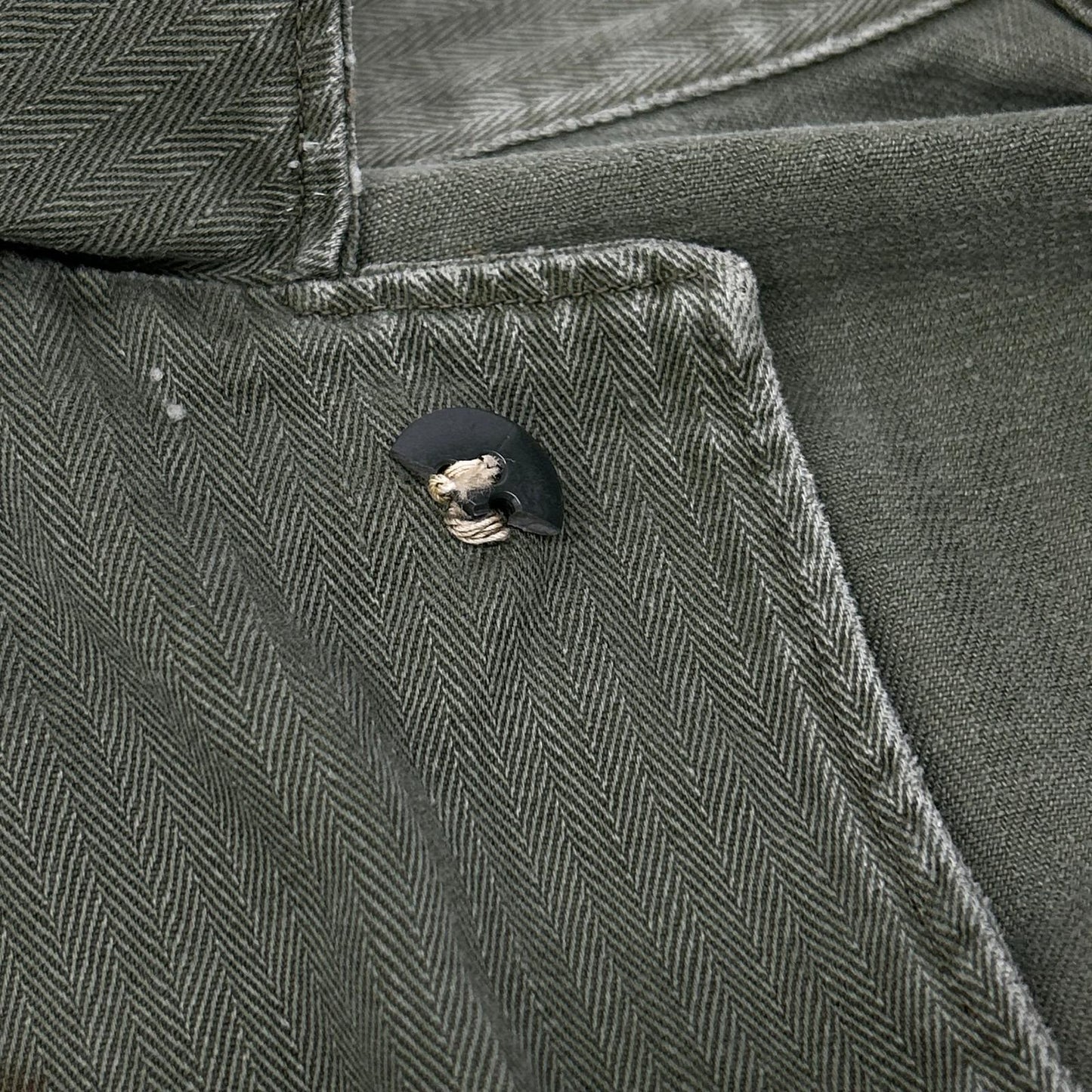 MILITARY USMC 50's Khaki P-53 HBT Utility Shirt Jacket