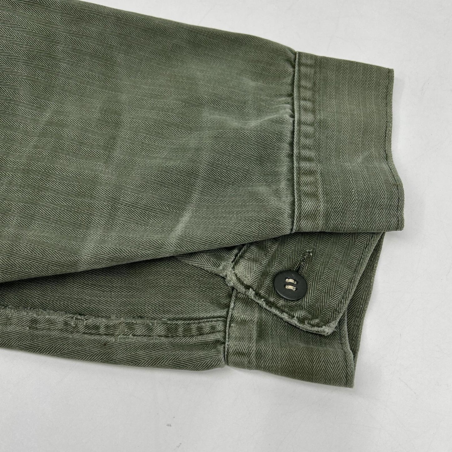 MILITARY USMC 50's Khaki P-53 HBT Utility Shirt Jacket