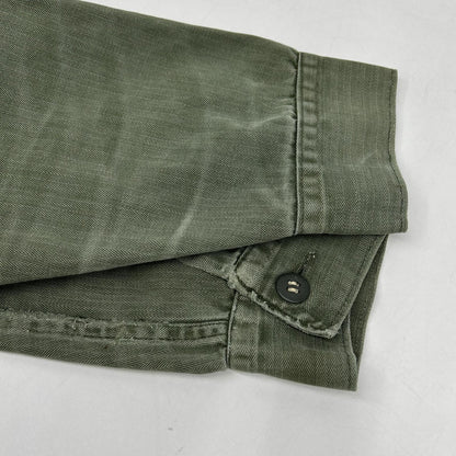 MILITARY USMC 50's Khaki P-53 HBT Utility Shirt Jacket