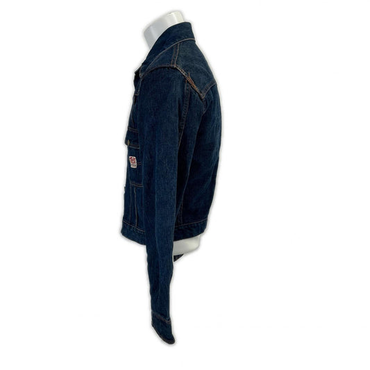 TEST Test 40s-50s Orange Stitch Denim Trucker Jacket Jacket