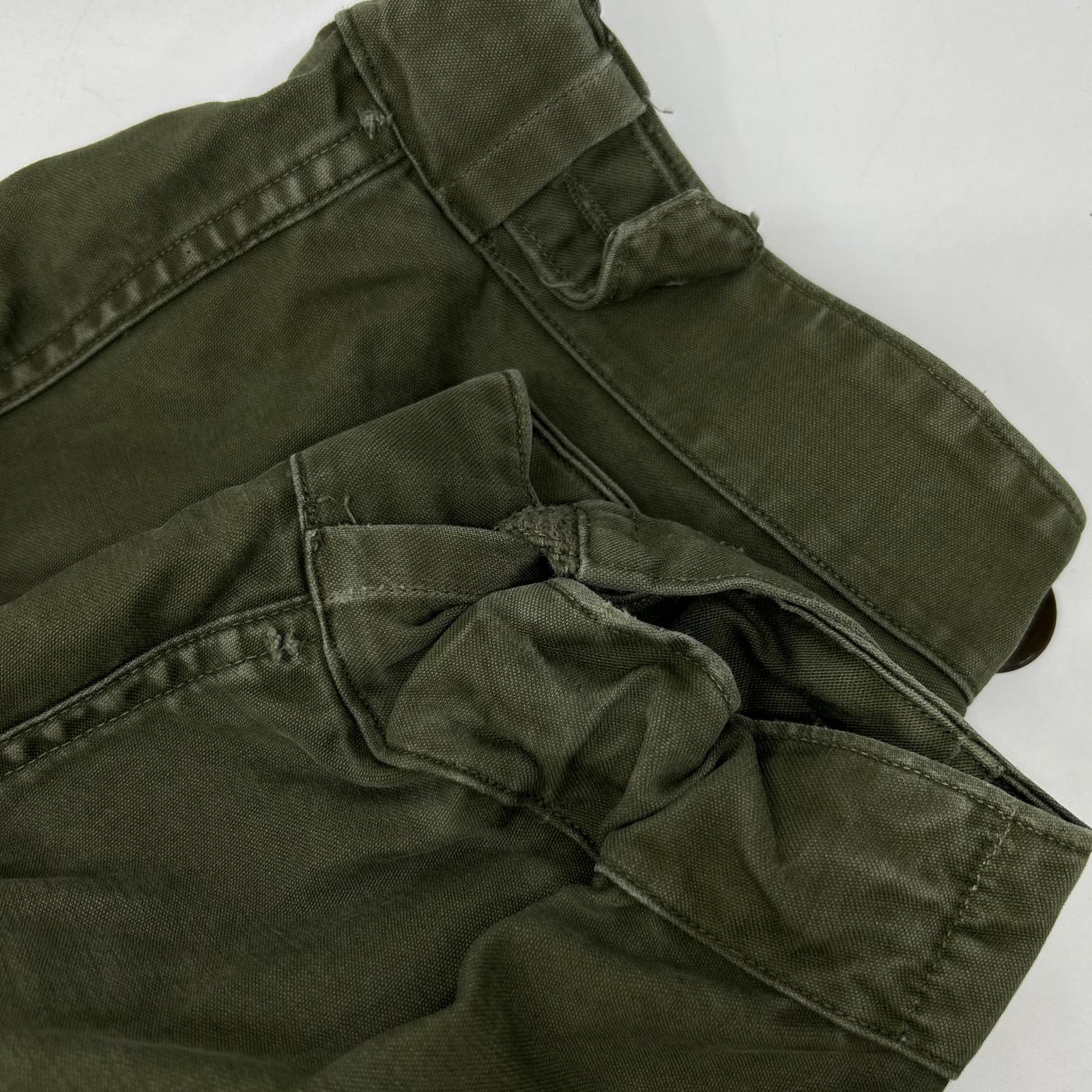 U.S. ARMY 50's Khaki M-51 Mods Coat Fishtail Parka TALON Aluminum Zip Coat
