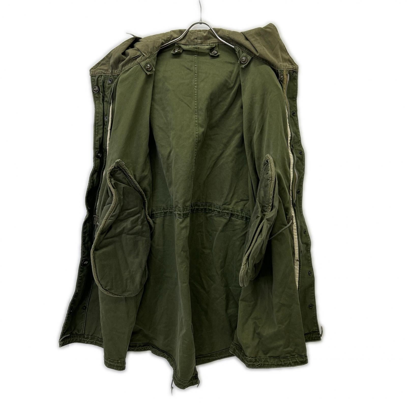 U.S. ARMY 50's Khaki M-51 Mods Coat Fishtail Parka TALON Aluminum Zip Coat