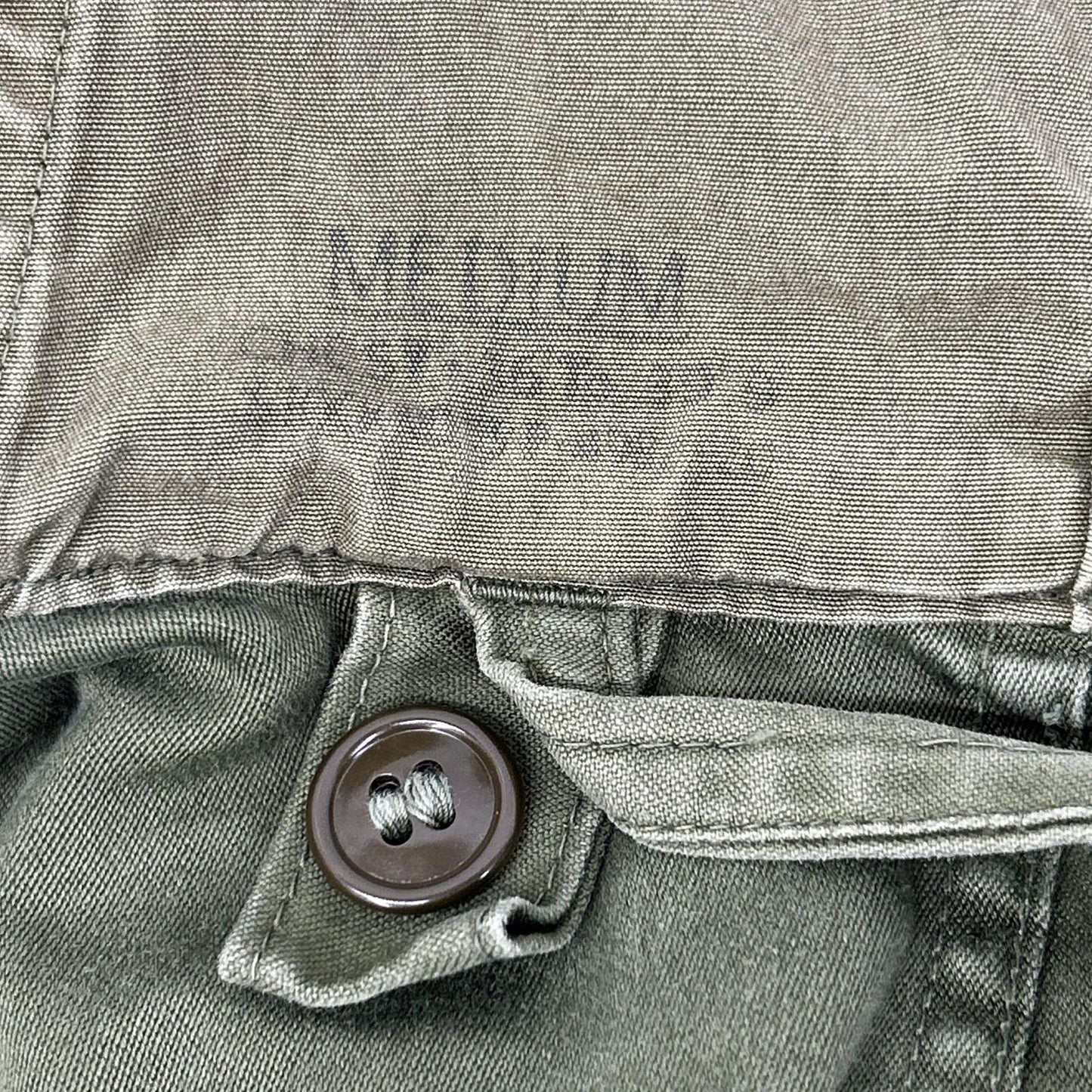 U.S. ARMY 50's Khaki M-51 Mods Coat Fishtail Parka TALON Aluminum Zip Coat