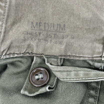 U.S. ARMY 50's Khaki M-51 Mods Coat Fishtail Parka TALON Aluminum Zip Coat