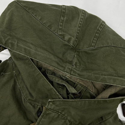 U.S. ARMY 50's Khaki M-51 Mods Coat Fishtail Parka TALON Aluminum Zip Coat