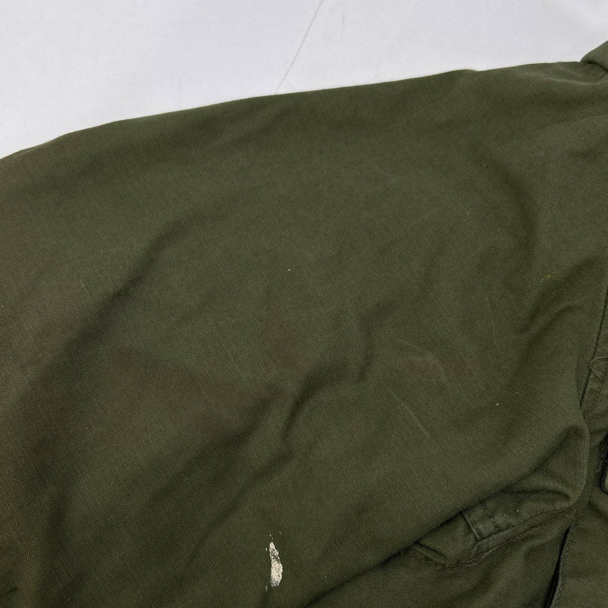 U.S. ARMY 60's Khaki M-65 Field Jacket Aluminum SCOVILL ZIP Jacket