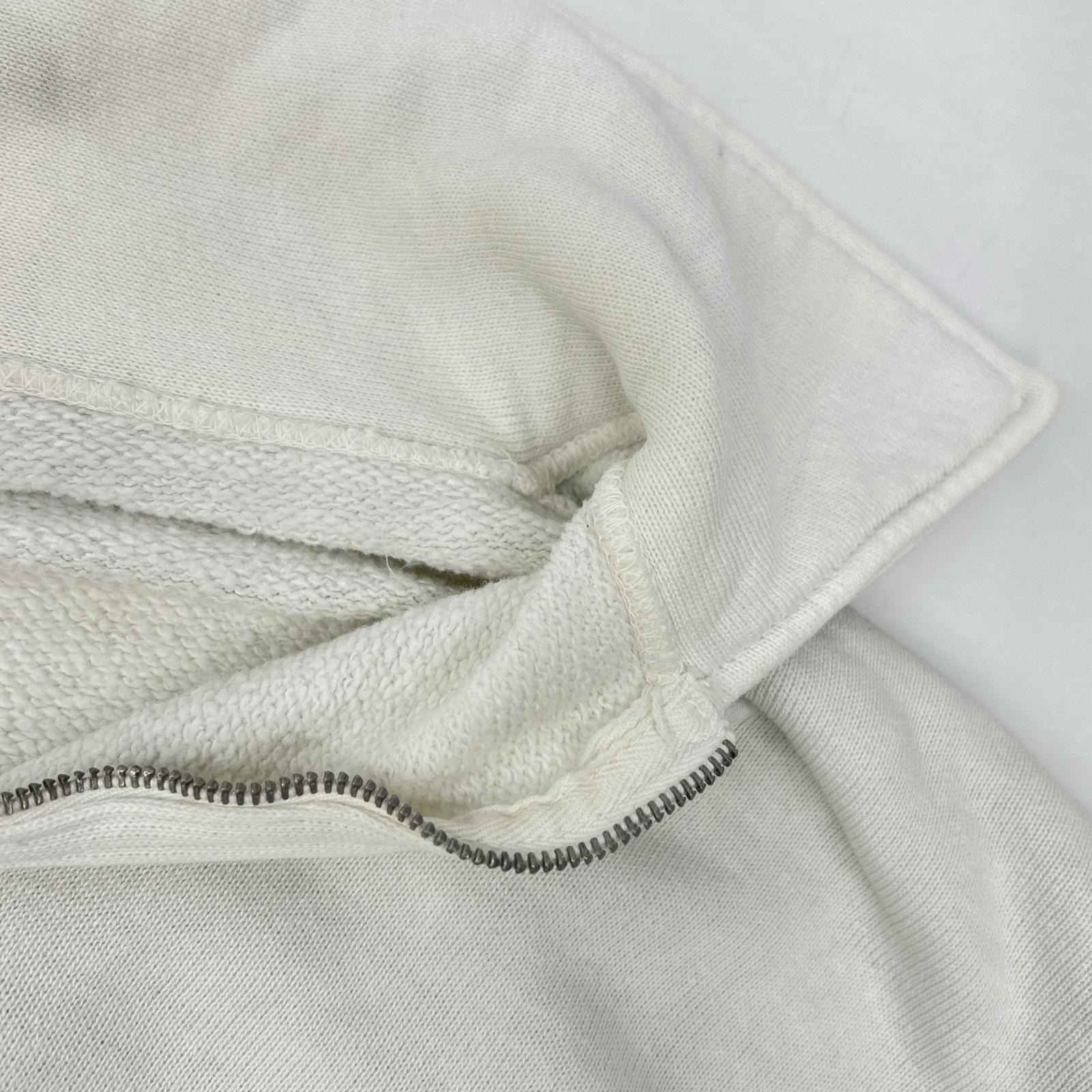 50s-60s Small Letter Rantag ENGINEERS CLUB Half-Zip Sweatshirt FALCON Single Claw Zipper Top XL Men's