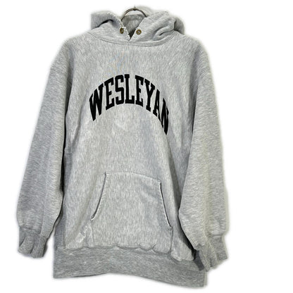 Champion 冠军 90年代 刺绣标 浸染印花 WESLEYAN Reverse Weave连帽衫 上衣