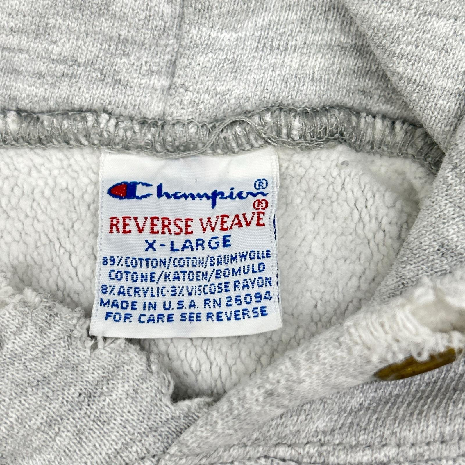Champion 冠军 90年代 刺绣标 浸染印花 WESLEYAN Reverse Weave连帽衫 上衣