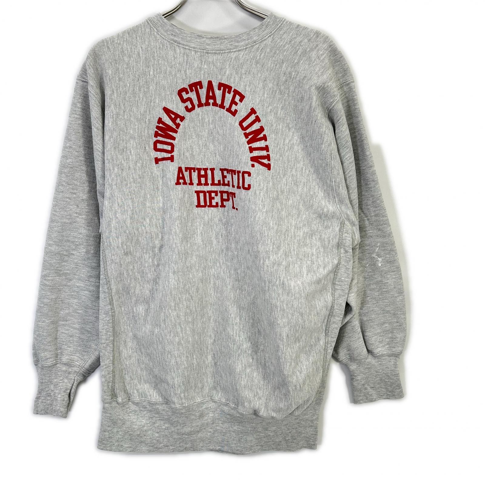 Champion 80's Tricolor Tag IOWA 3-Tier Print Reverse Weave Sweatshirt