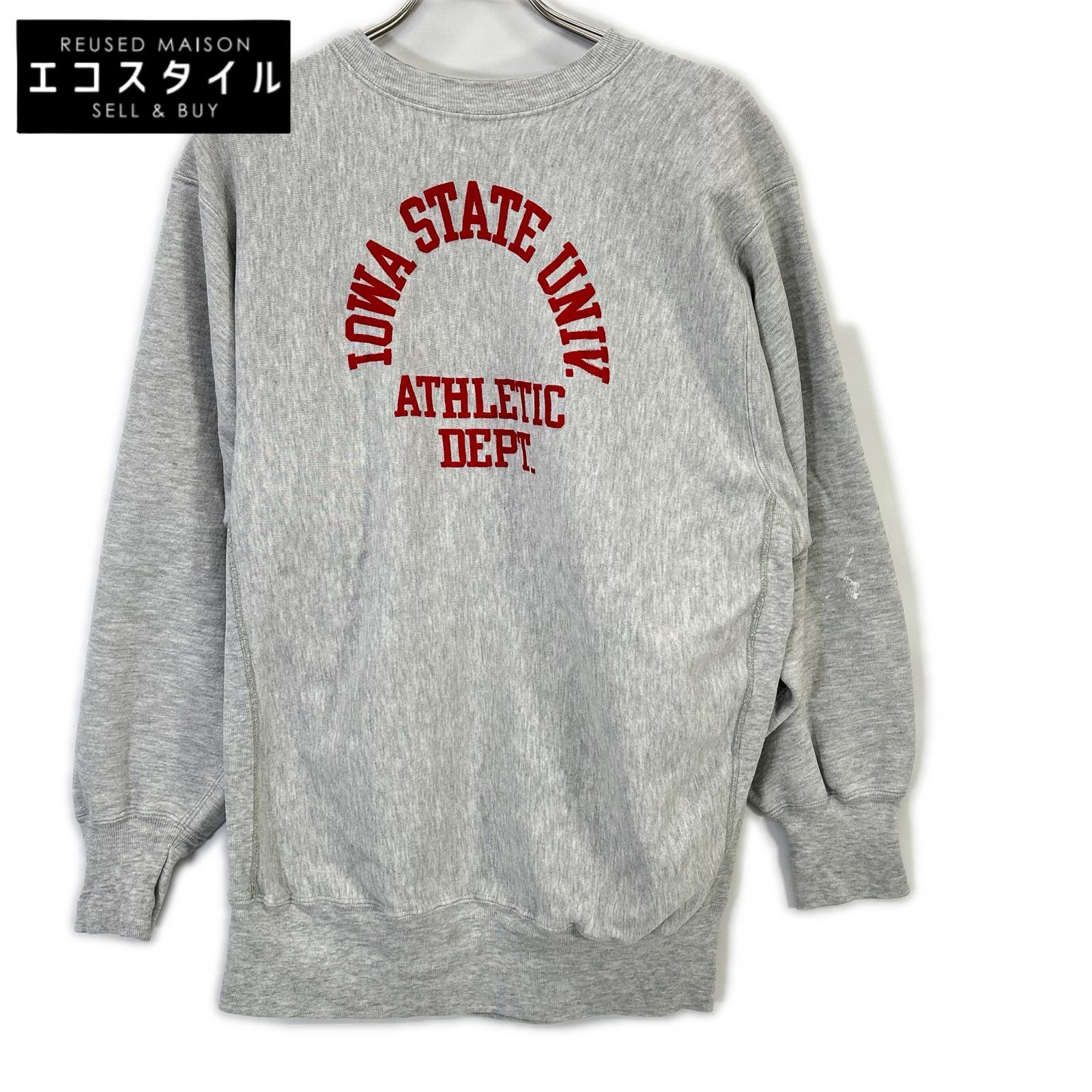 Champion 80's Tricolor Tag IOWA 3-Tier Print Reverse Weave Sweatshirt