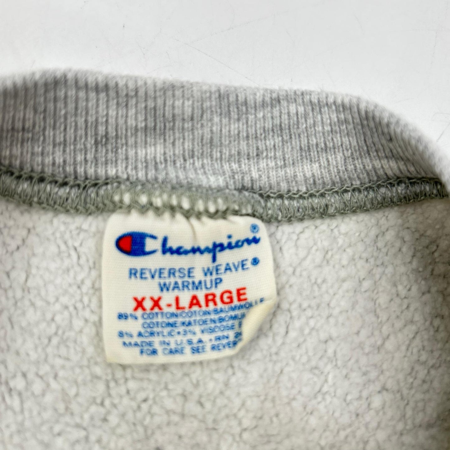 Champion 80's Tricolor Tag IOWA 3-Tier Print Reverse Weave Sweatshirt