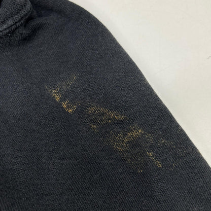 90's ﾌﾞﾗｯｸ ﾌﾟﾙｵｰﾊﾞｰﾊﾟｰｶｰ トップス XL メンズ