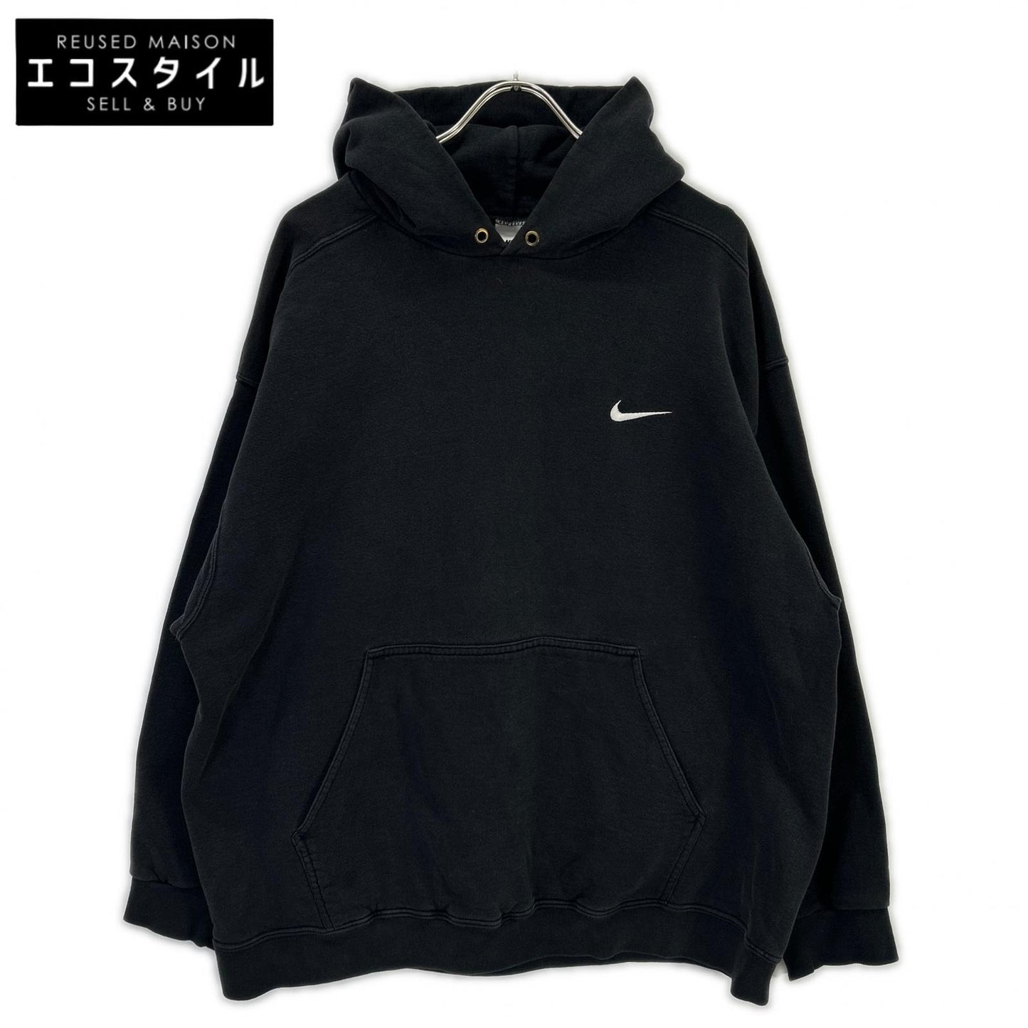 NIKE ナイキ 90's ブラック プルオーバーパーカー トップス