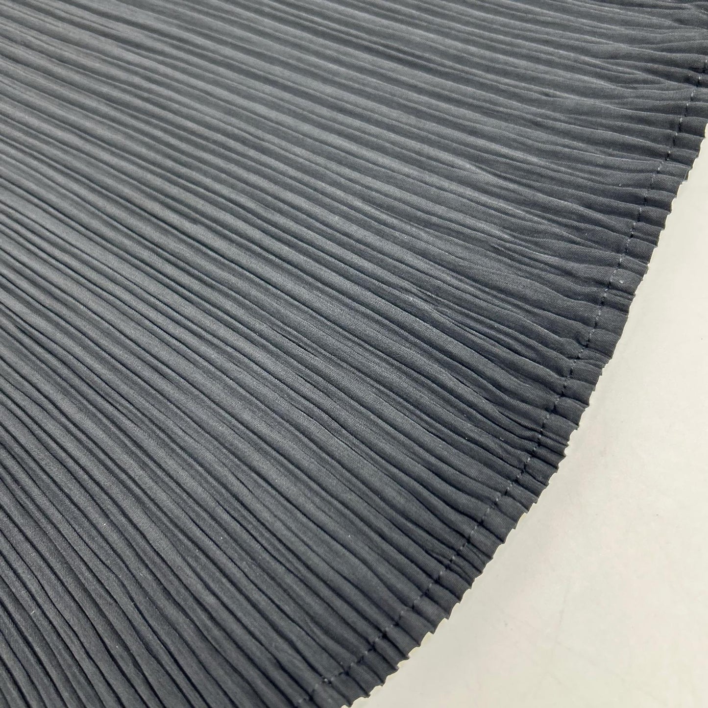 IM71-FG618 Black Pleated Long Skirt Skirt M Women's