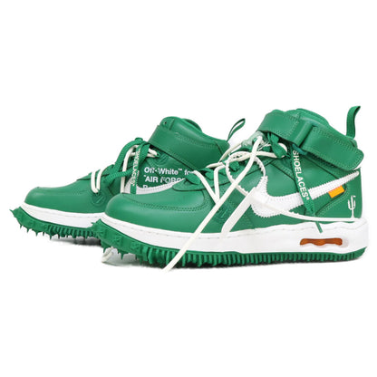 【×Off-White】DR0500-300 ｸﾞﾘｰﾝ AIR FORCE 1 MID SP LTHR ｽﾆｰｶｰ シューズ 26.0 メンズ