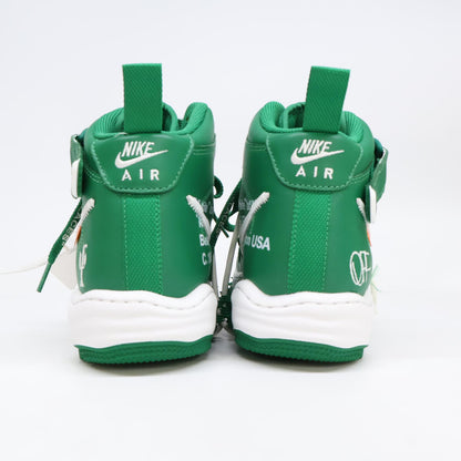 【×Off-White】DR0500-300 ｸﾞﾘｰﾝ AIR FORCE 1 MID SP LTHR ｽﾆｰｶｰ シューズ 26.0 メンズ