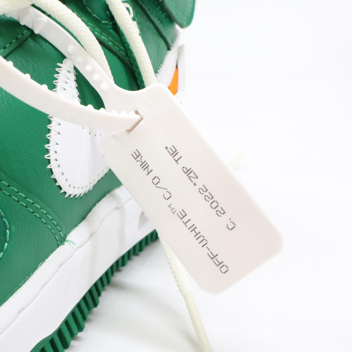 【×Off-White】DR0500-300 ｸﾞﾘｰﾝ AIR FORCE 1 MID SP LTHR ｽﾆｰｶｰ シューズ 26.0 メンズ
