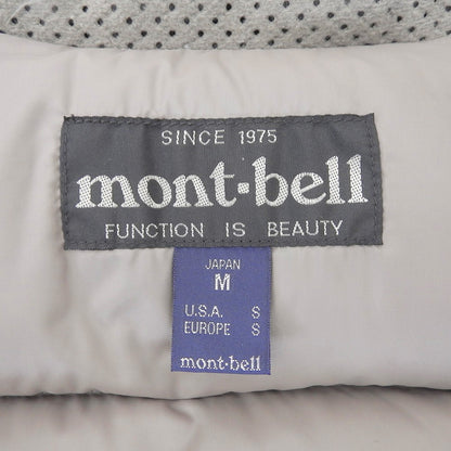 mont-bell モンベル ポリエステル ロゴ刺繍 ネージュダウンベスト メンズ ブラウン M 1101297 ベスト