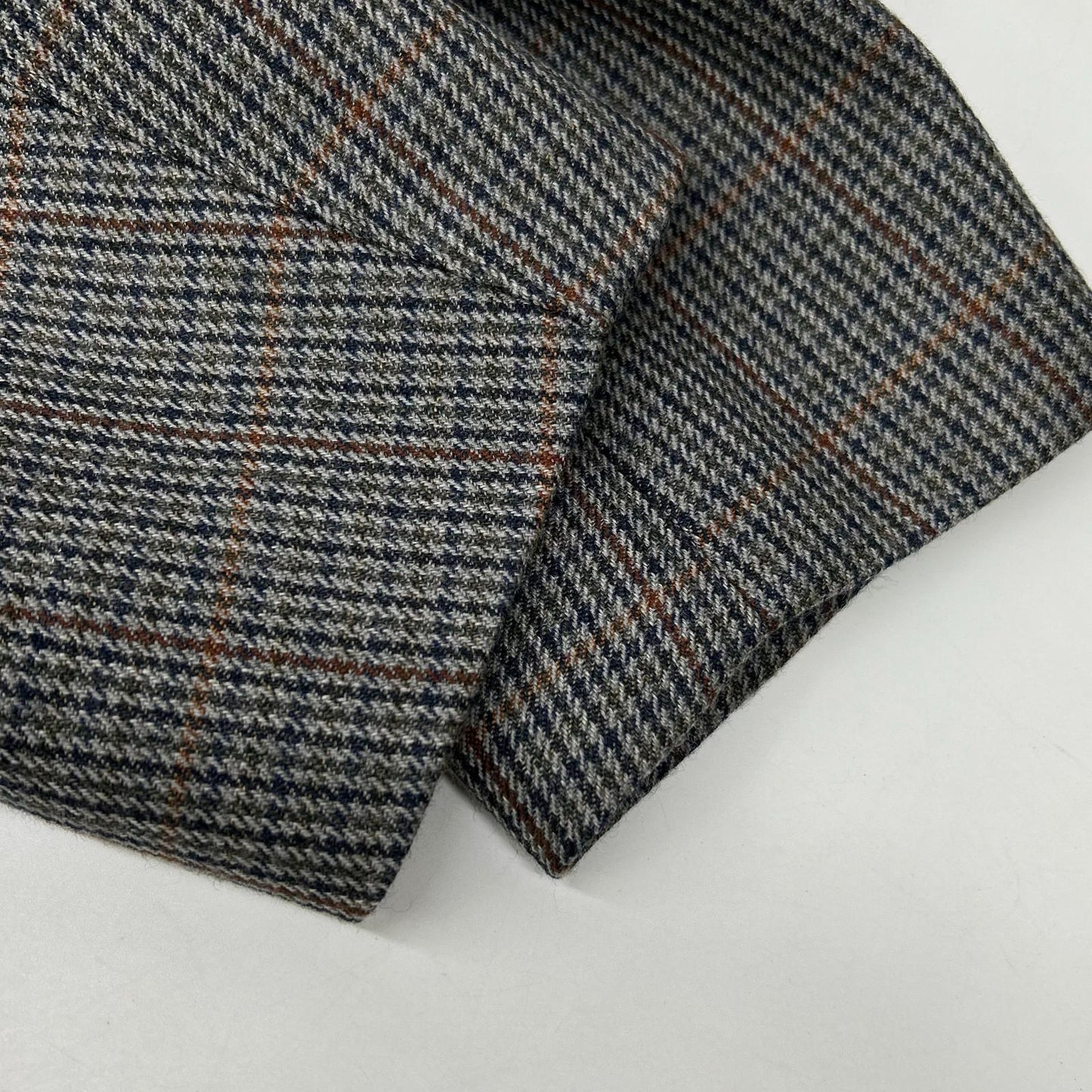 AURALEE オーラリー A8AB02BN チャコールグレー ウール DOUBLE FACE CHECK ZIP BLOUSON/ダブルフェイスチェックジップブルゾン ジャケット