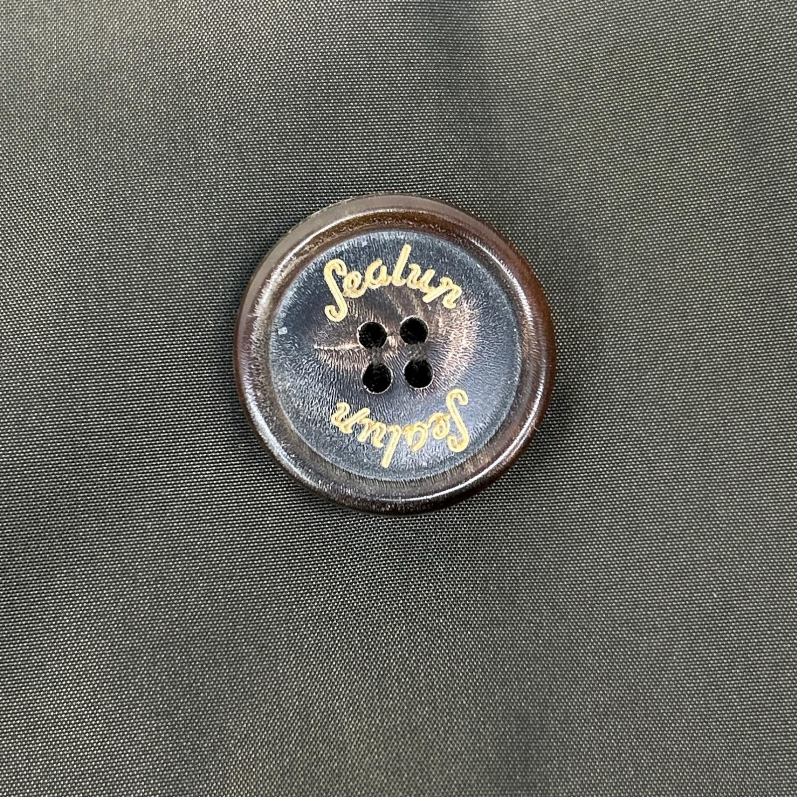 Sealup シーラップ BEAMS F別注 カーキ ポリエステル ダブルブレスト ベルテッドスプリングコート コート