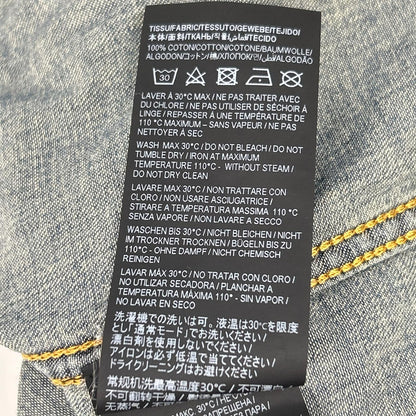 SAINT LAURENT PARIS サンローランパリ 597059 Y880U ウォッシュブルー コットン オニキススナップボタン デニムウエスタンシャツ トップス
