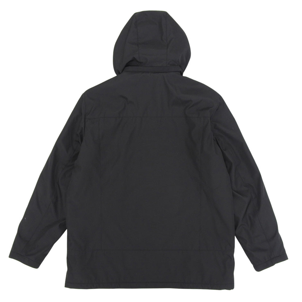 CalvinKlein カルバンクライン フリースレイヤード フーデッドミディアムナイロンジャケット メンズ ブラック L CM801073 ジャケット