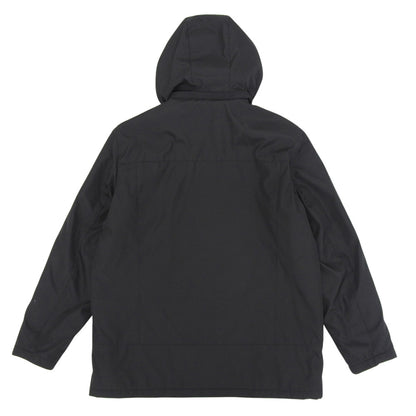 CalvinKlein カルバンクライン フリースレイヤード フーデッドミディアムナイロンジャケット メンズ ブラック L CM801073 ジャケット