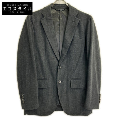 DURBAN Durban Black Shadow-check 2-button tailored jacket with center vent Suit Suit set