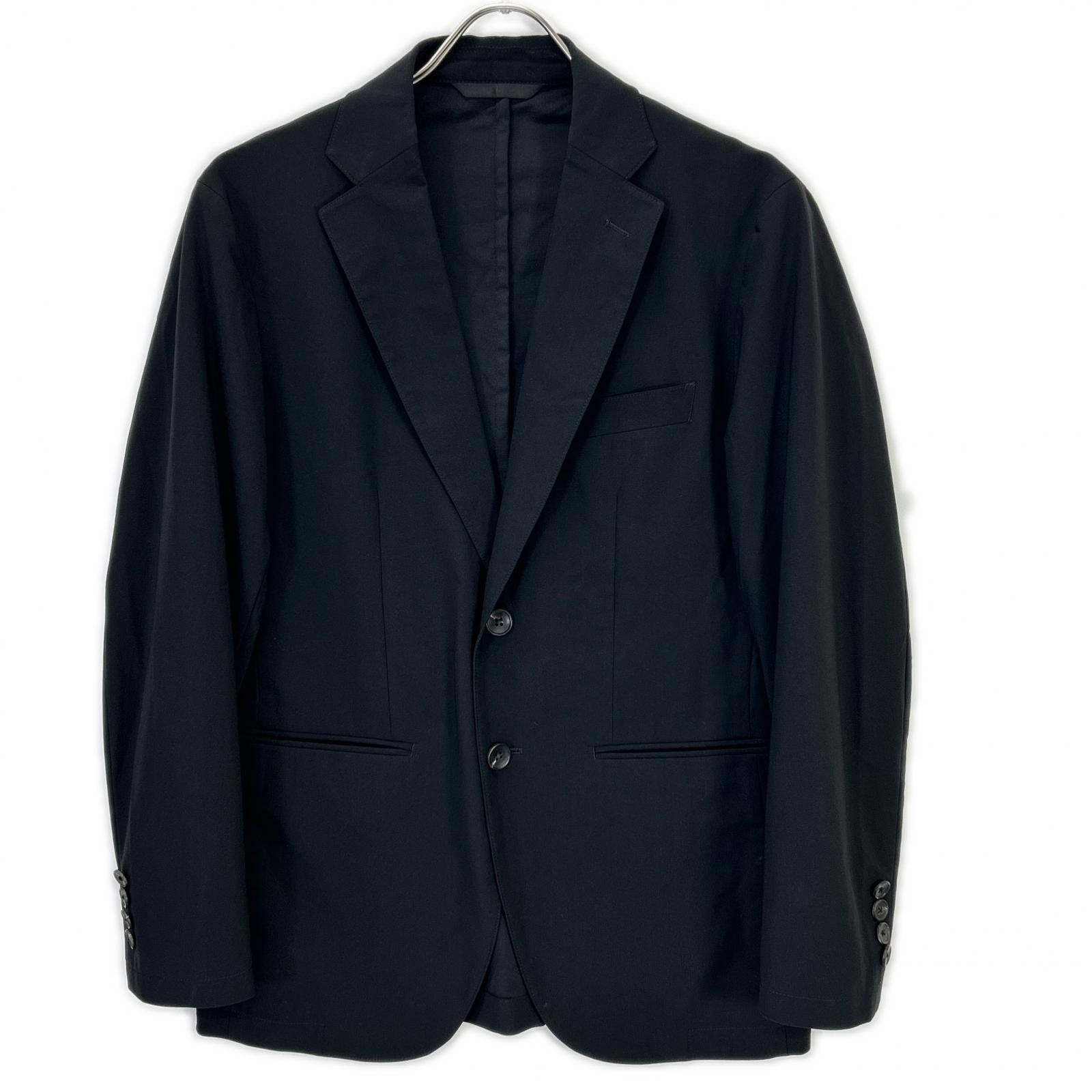 BLACK Center Vent 2B Tailored Jacket Suit 44 Men's