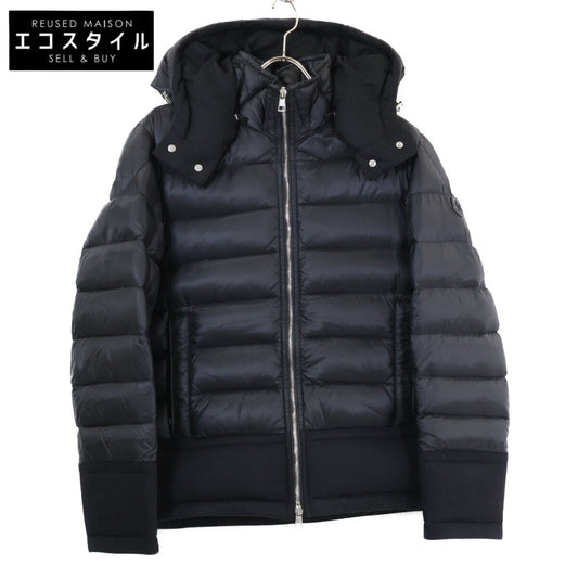 MONCLER モンクレール RIOM ウール切替 フード付ダウンジャケット ジャケット