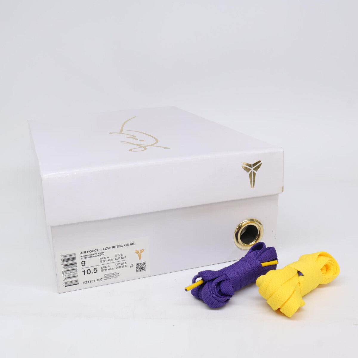 NIKE ナイキ x Kobe Bryan【新品同様】FZ1151-100 Air Force 1 Low Retro QS エアフォース1 ローレトロQS スニーカー シューズ
