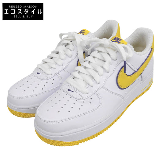 NIKE ナイキ 新品同様 Air Force 1 Low Retro QS Varsity Maize and Purple シューズ メンズ ホワイト 27.5cm FZ1151-100 シューズ