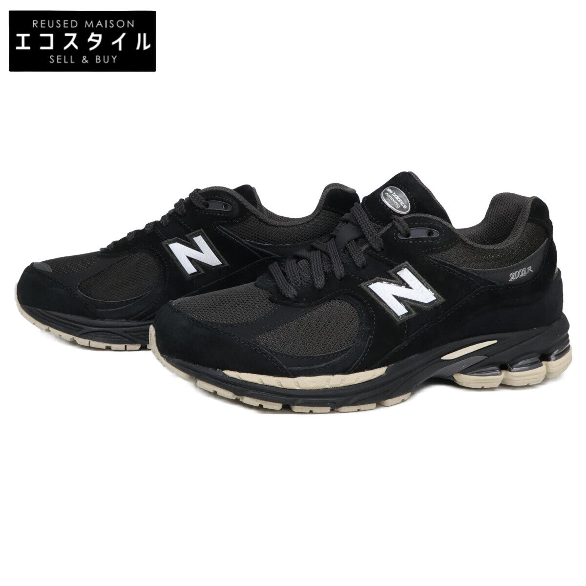 NEW BALANCE ニューバランス U2002RL 2002R ブラック スエード×メッシュ ラバーアウトソール ローカットスニーカー シューズ