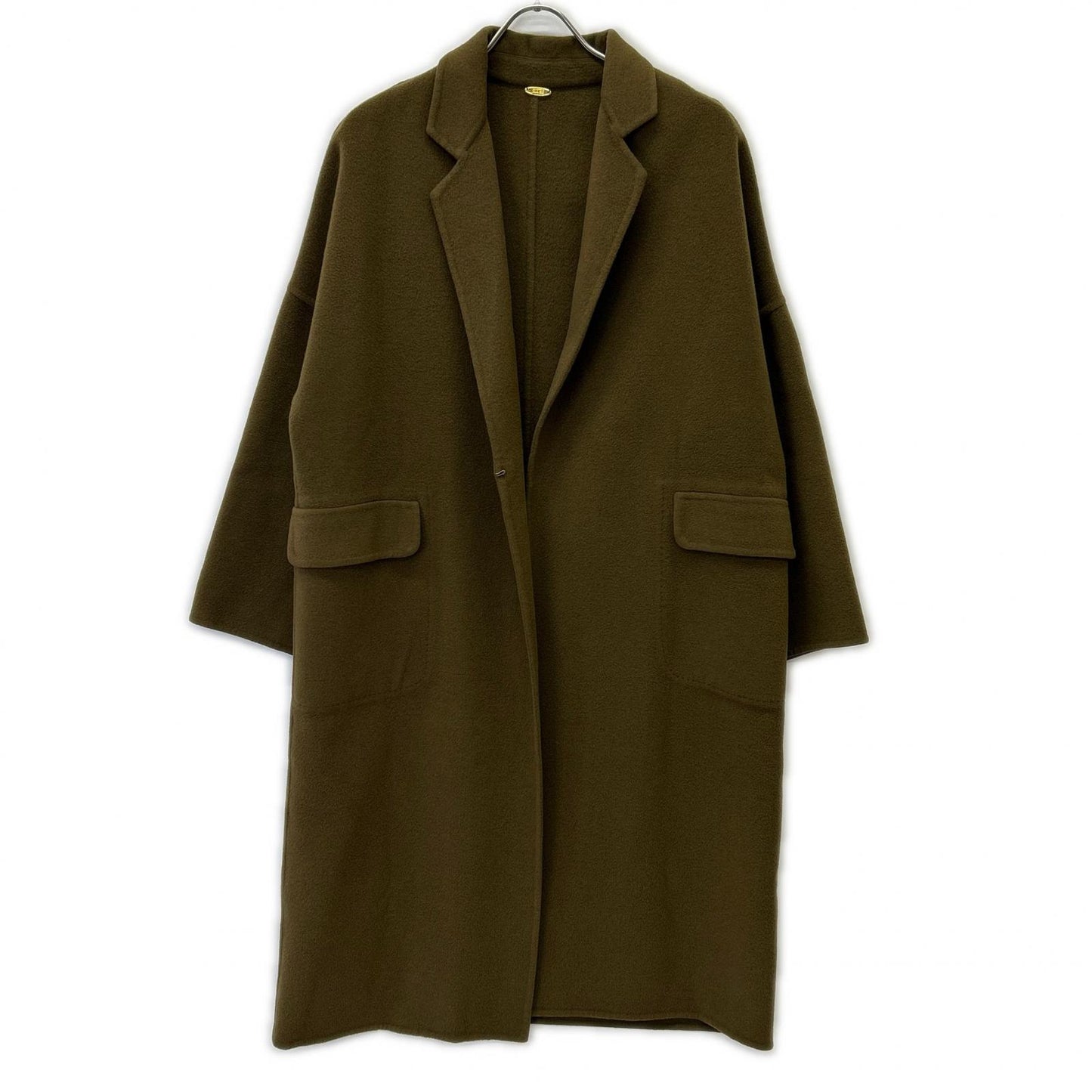 【MUSE】17-020-500-4120 Brown 100% Wool Reversible Coat - Women's