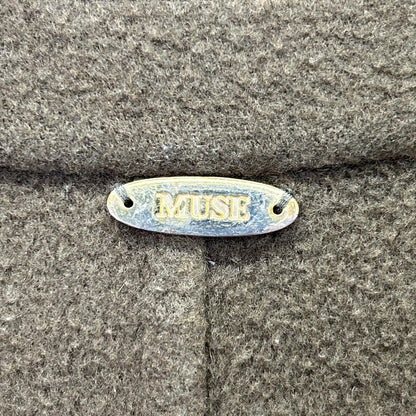【MUSE】17-020-500-4120 Brown 100% Wool Reversible Coat - Women's
