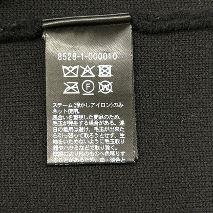 conte コンテ 8528-1-000010 ブラック ウール Vネック ロングカーディガン トップス