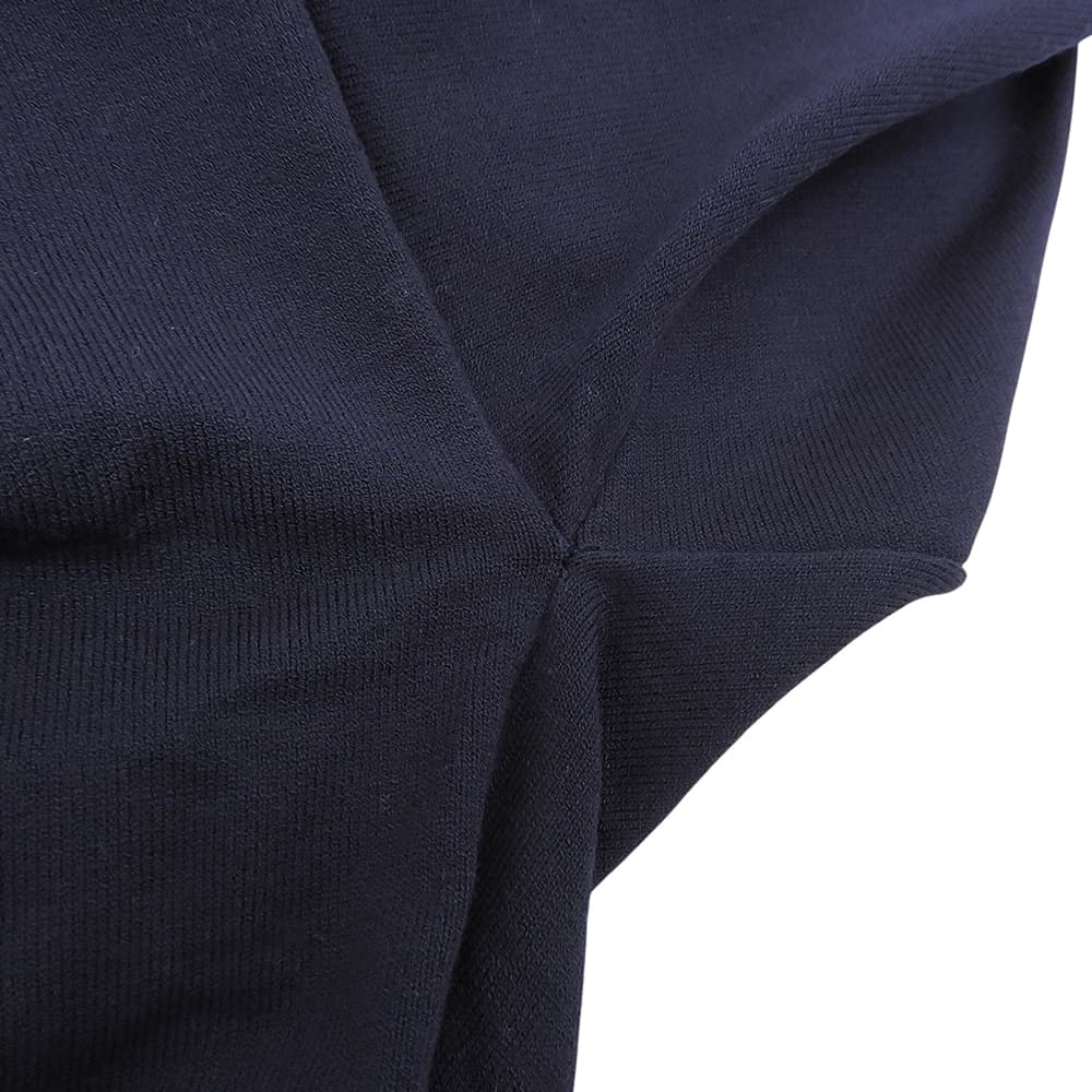 UNFILO アンフィーロ 美品 Vネックニットワンピース レディース ネイビー XL 25年製 ワンピース
