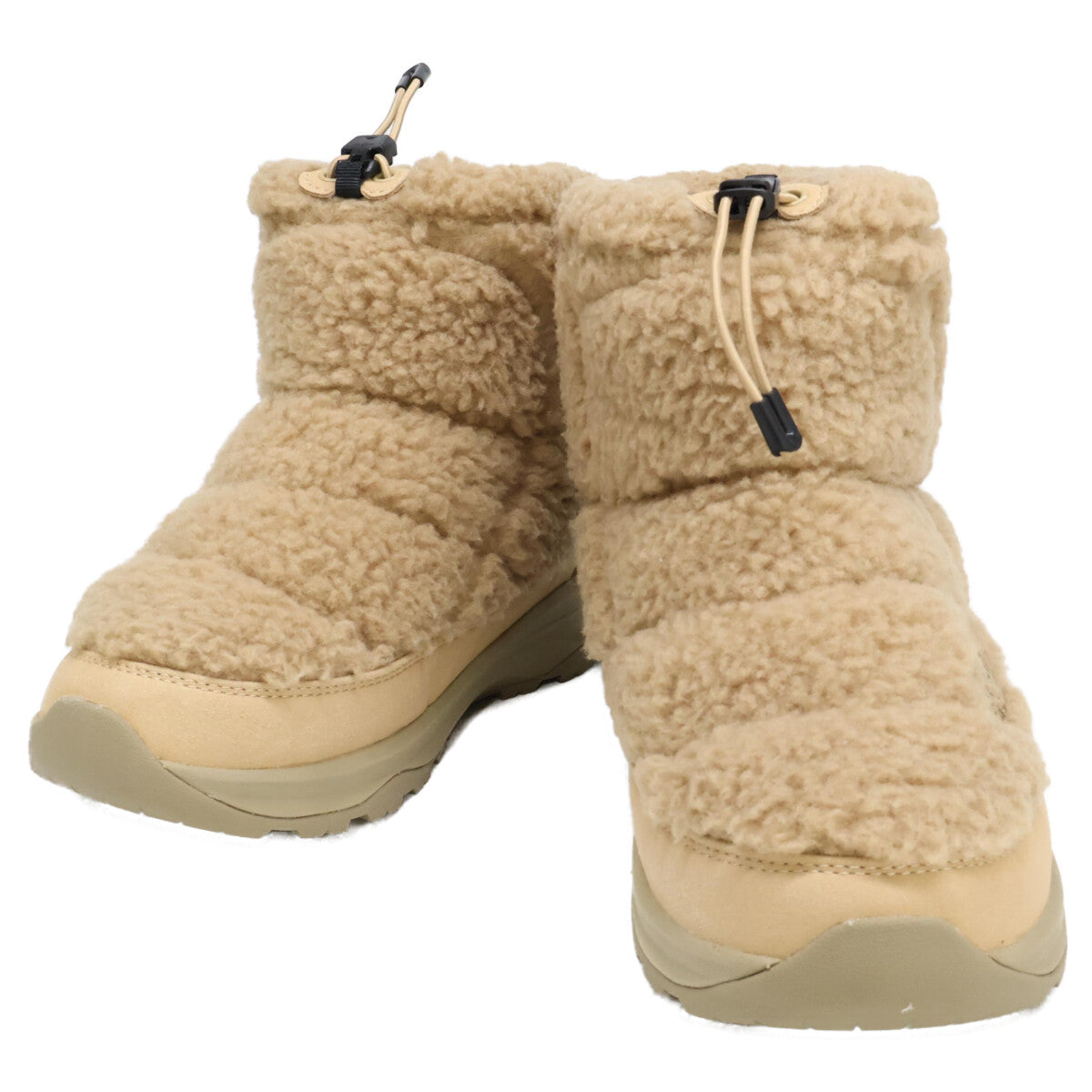【美品】NFW52476 Nuptse Bootie Short Fleece 努帕西短款抓绒雪地靴 US8 女士