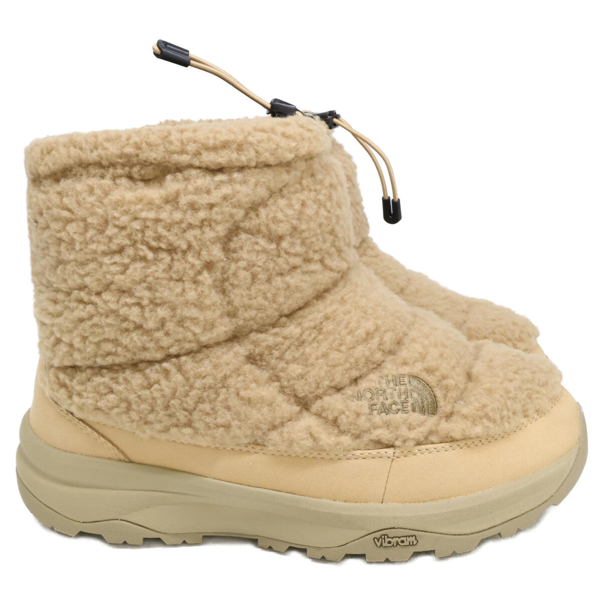 【美品】NFW52476 Nuptse Bootie Short Fleece 努帕西短款抓绒雪地靴 US8 女士