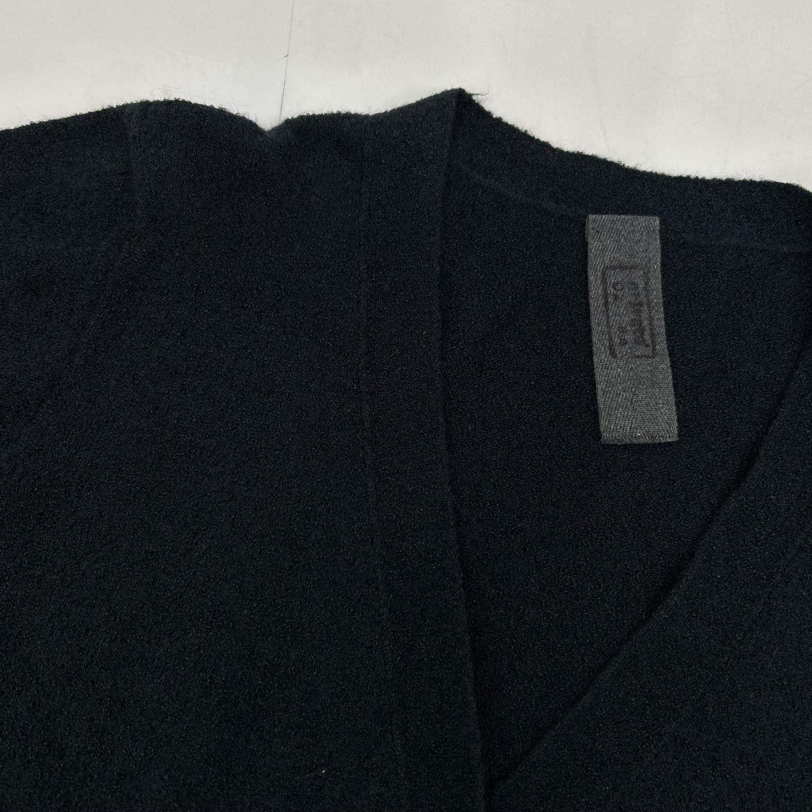U-B-111 Navy Cotton Silk Long Sleeve Cardigan Top 3 Women's