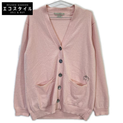 QUEENE AND BELLE クイーンアンドベル Pink 100% Cashmere Knit Cardigan Tops