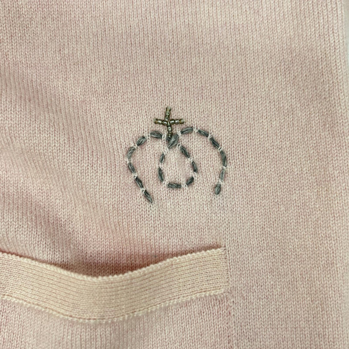 QUEENE AND BELLE クイーンアンドベル Pink 100% Cashmere Knit Cardigan Tops