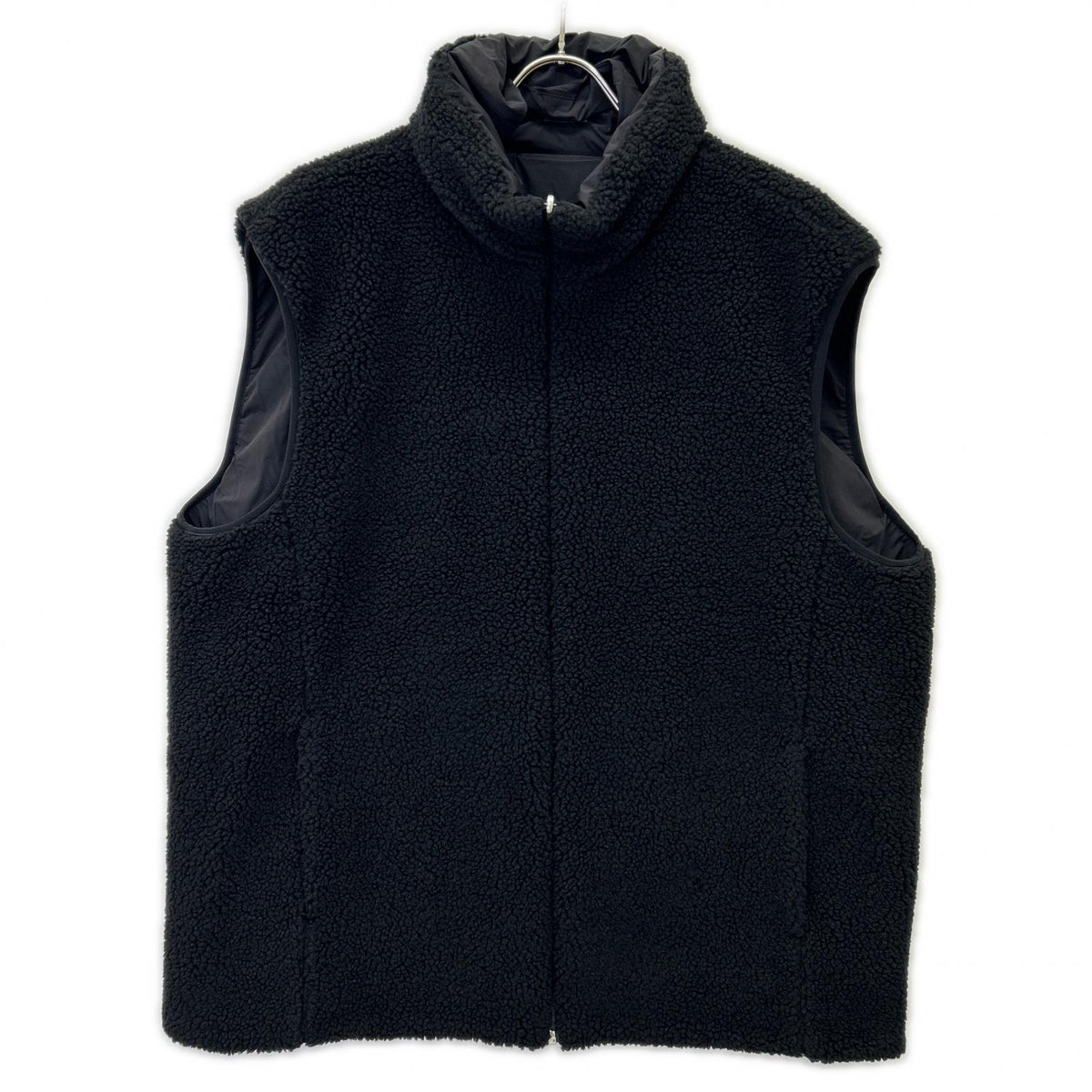 HERNO ヘルノ GI000556U FUNCTIONAL WARDROBE ブラック リバーシブル フリースベスト ベスト