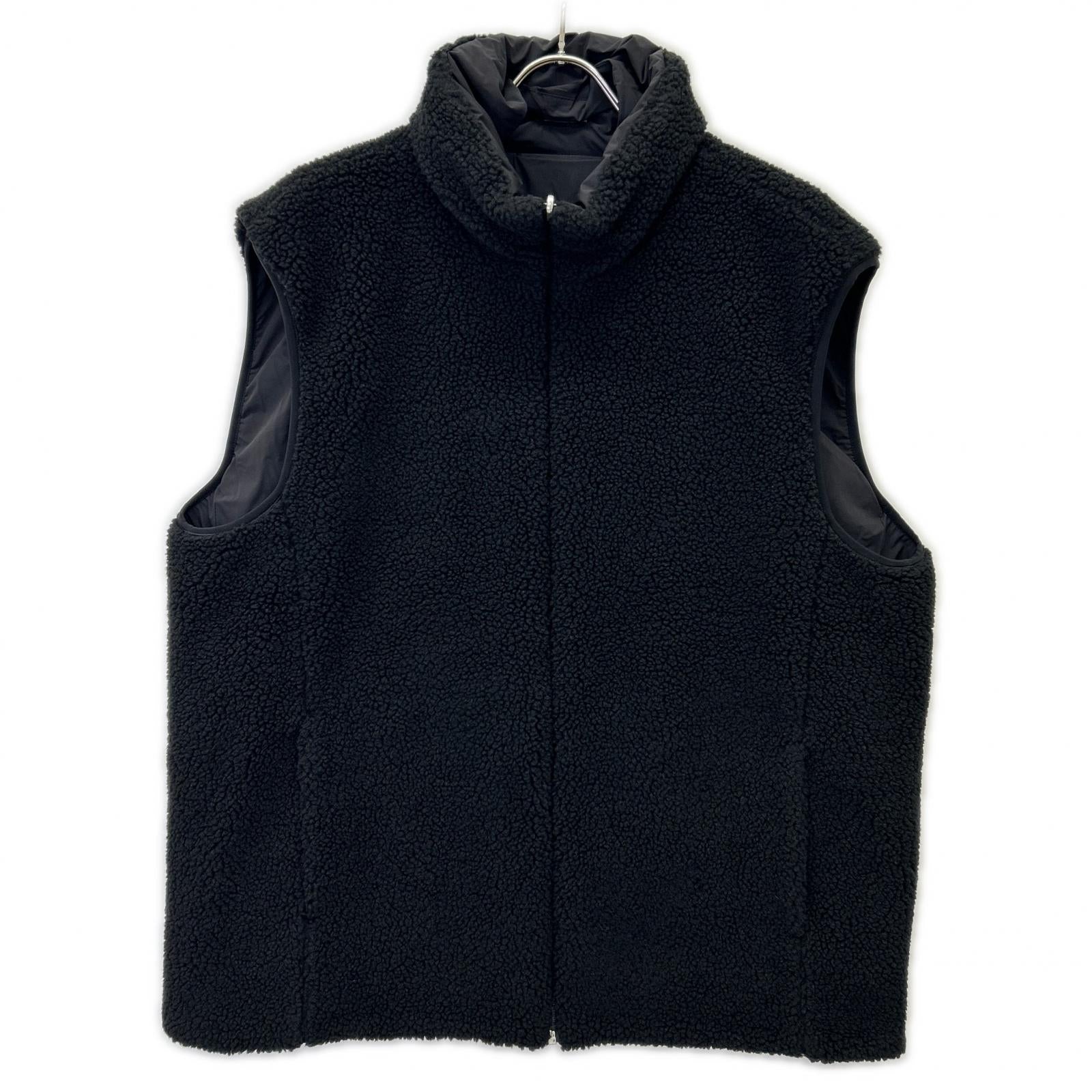 HERNO ヘルノ GI000556U FUNCTIONAL WARDROBE ブラック リバーシブル フリースベスト ベスト