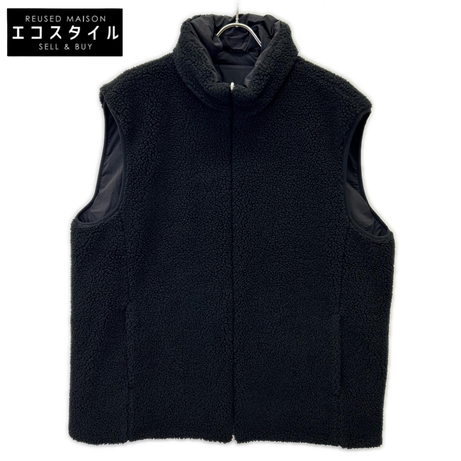 HERNO ヘルノ GI000556U FUNCTIONAL WARDROBE ブラック リバーシブル フリースベスト ベスト