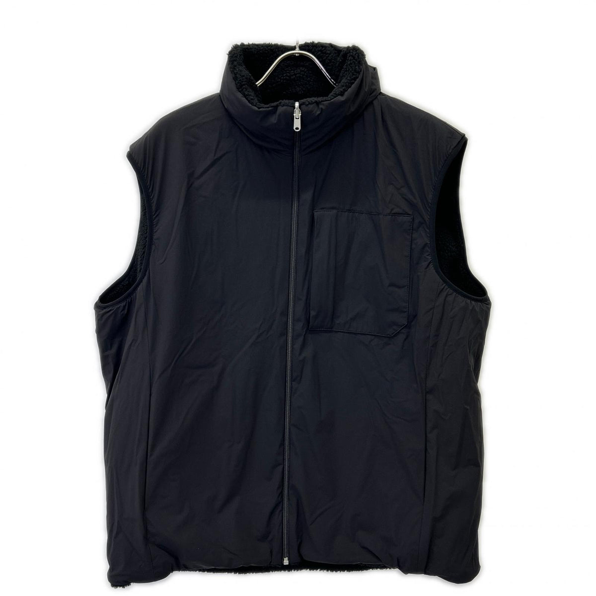 HERNO ヘルノ GI000556U FUNCTIONAL WARDROBE ブラック リバーシブル フリースベスト ベスト