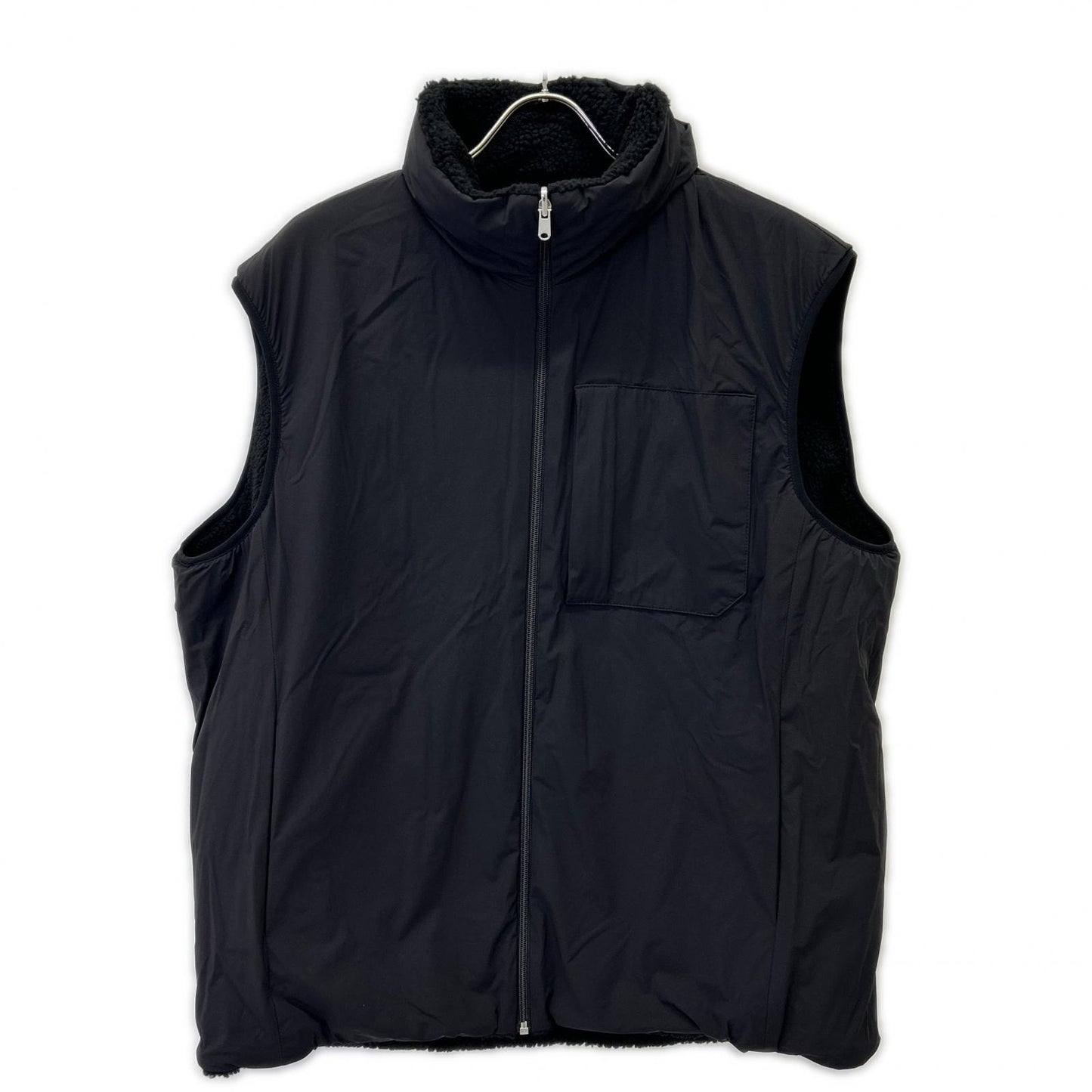 HERNO ヘルノ GI000556U FUNCTIONAL WARDROBE ブラック リバーシブル フリースベスト ベスト