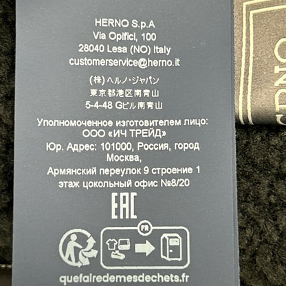 HERNO ヘルノ GI000556U FUNCTIONAL WARDROBE ブラック リバーシブル フリースベスト ベスト